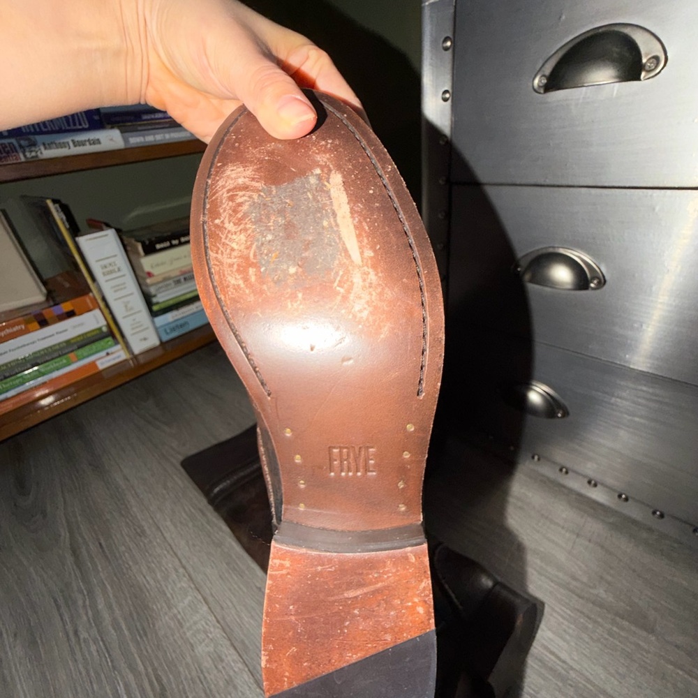 FRYE Melissa boots Shoes Melissa Dark Brown genuine leather women’s size 7